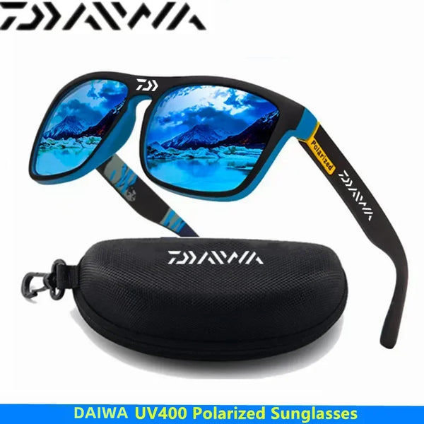 DAIWA 2023 Polarized Sunglasses Men's Driving Shades Male Sun Glasses Camping Hiking Fishing Classic Sun Glasses UV400 Eyewear